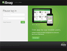 Tablet Screenshot of isnagapp.com